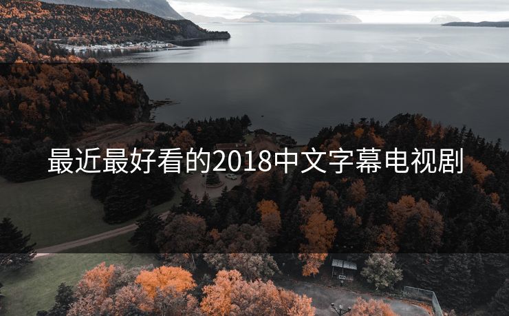 最近最好看的2018中文字幕电视剧